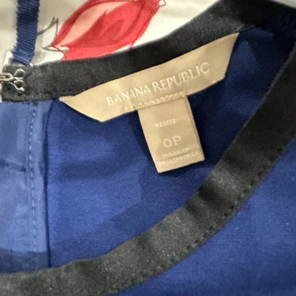 Banana Republic fit and flare dress Sz 0 Petite - Picture 7 of 7